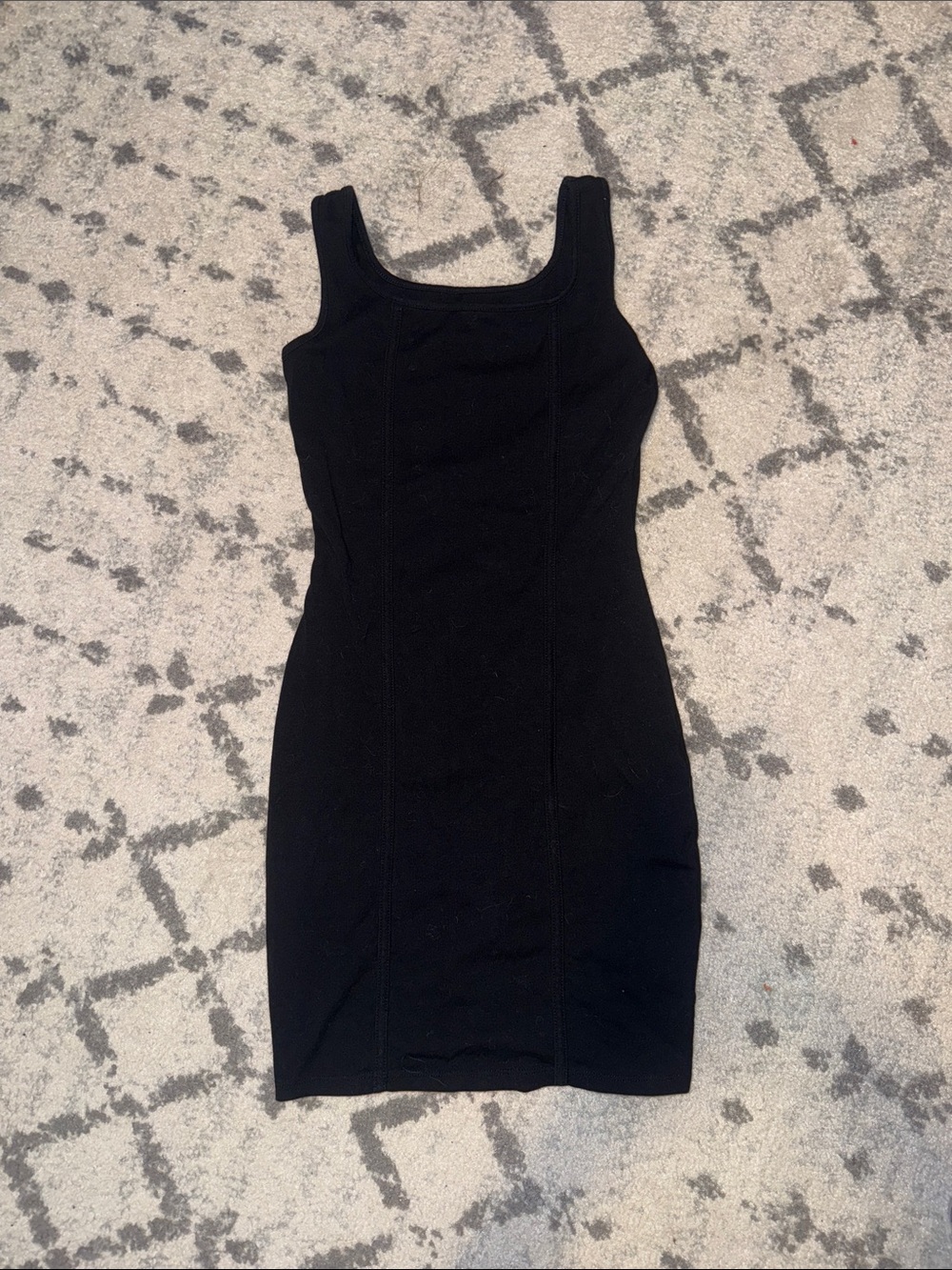 wild fable Black Mini Tank Sheath Dress